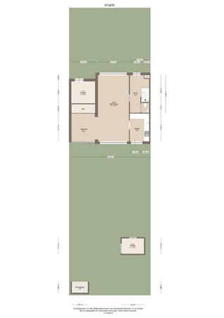 Floorplan - Slingerlandstraat 25, 4231 AD Meerkerk